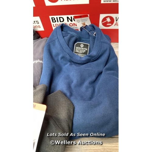 7275 - 6X GENTS NEW JUMPERS INCL. UMBRO, BERGHAUS AND MONDETTA  / G59