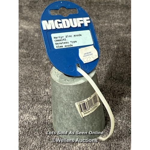 892 - NEW MGDUFF 45MM ZINC ANODE