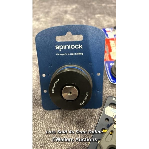 905 - MAINLY NEW BARTON BLOCKS AND SPINLOCK WINCH FEEDER