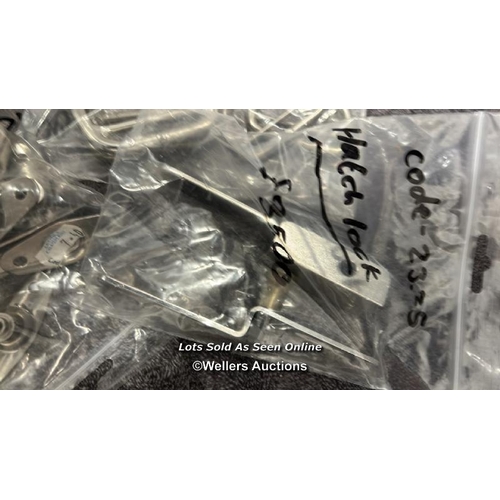 911 - ASSORTED MARINE CLIPS, LOCKS AND RINGS