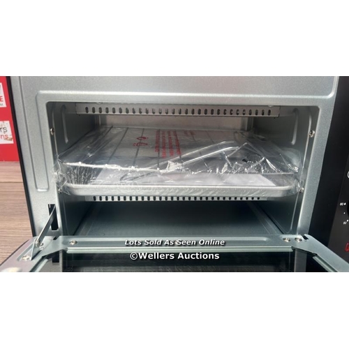 7407 - QUEST 35409 COMPACT 9L MINI OVEN/TEMPERATURE CONTROLLED FROM 100-230^0 / 60 MINUTE TIMER WITH AUTO S... 