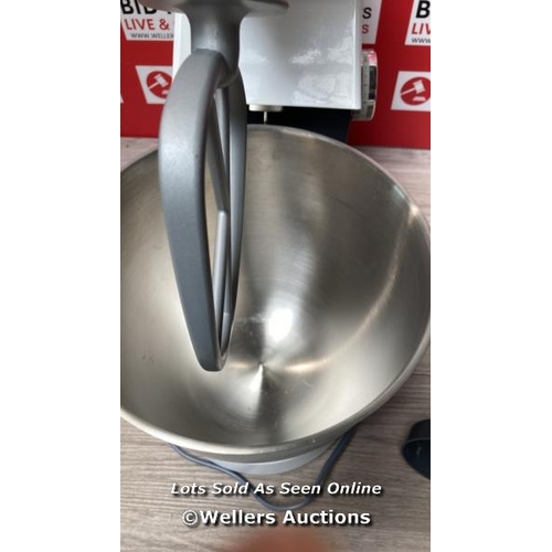 7443 - KENWOOD STAND MIXER FOR BAKING, STYLISH FOOD MIXER, WITH K-BEATER, DOUGH HOOK, WHISK AND 6.7L BOWL, ... 