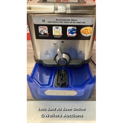 7480 - TEFAL DEEP FRYER OLEO CLEAN PRO, 3.5 LITRE OIL CAPACITY, OIL STORAGE BOX, EASY CLEANING, STAINLESS S... 