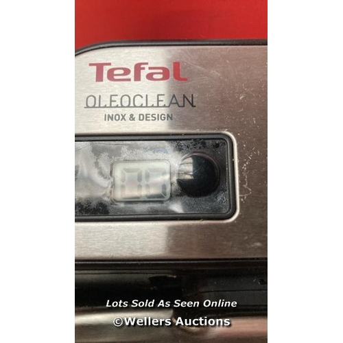 7480 - TEFAL DEEP FRYER OLEO CLEAN PRO, 3.5 LITRE OIL CAPACITY, OIL STORAGE BOX, EASY CLEANING, STAINLESS S... 