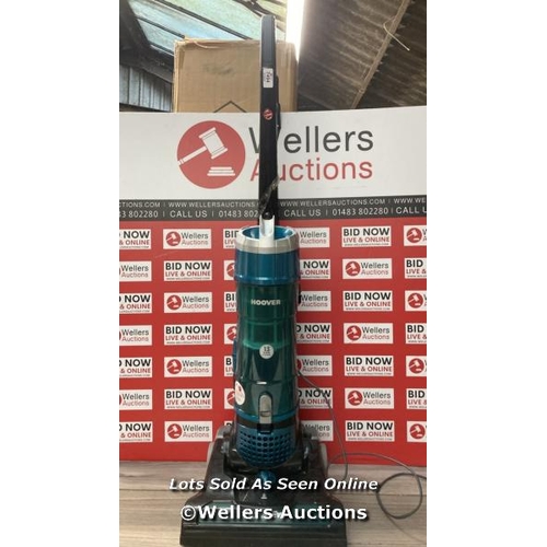 7494 - HOOVER UPRIGHT VACUUM CLEANER, BREEZE EVO WITH LONG REACH, BLUE [TH31 BO01] / POWERS UP / SIGNS OF U... 