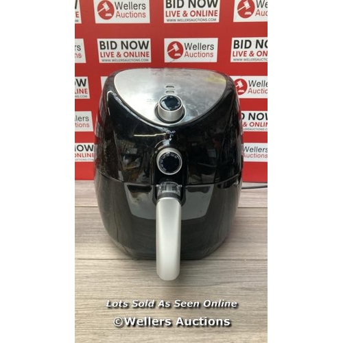 7499 - TOWER T17021 FAMILY SIZE AIR FRYER WITH RAPID AIR CIRCULATION, 60-MINUTE TIMER, 4.3L, 1500W, BLACK /... 