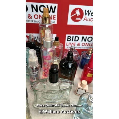 7603 - APPROX X46 USED PERFUMS AND FRAGRANCES INC. ZARA, FEDERICO MAHORA, BRUT, DAVIDOFF, TED BAKER, SO....... 