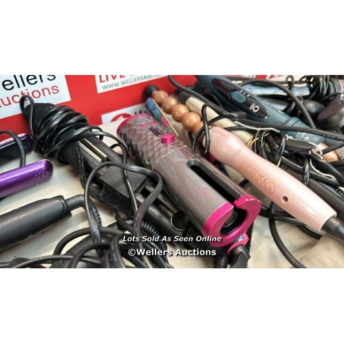 7605 - ASSORTED HAIRCARE INC. X2 GHD HAIR STRAIGHTNER, PHILLIPS, REMINGTON, BABYLISS AND MORE / S47