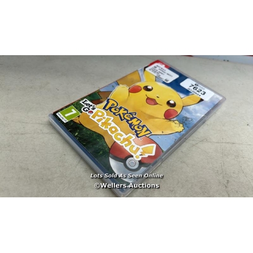 7623 - POKEMON LET'S GO PIKACHU NINTENDO SWITCH GAME / S47