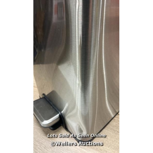 4003 - EKO STAINLESS STEEL 30L PEDAL BIN & 5.2L PEDAL BIN / SIGNS OF USE / DAMAGED IN AREAS / P12