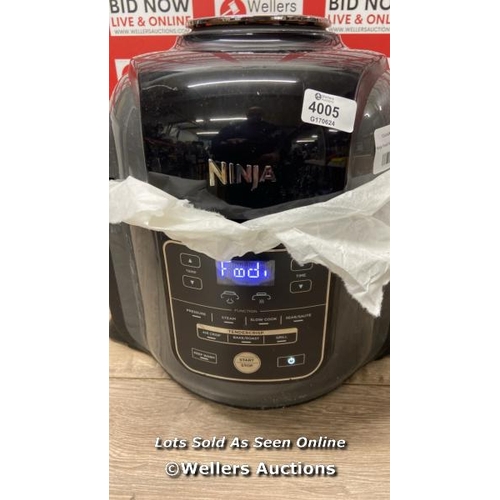 4005 - NINJA FOODI MAX 7 IN 1 MULTI-COOKER 7.5L OP450UK / POWERS UP / MINIMAL SIGNS OF USE / A37