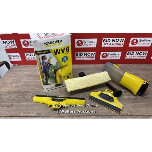 4022 - KARCHER WV6 WINDOW VAC / POWERS UP / MINIMAL SIGNS OF USE / A38