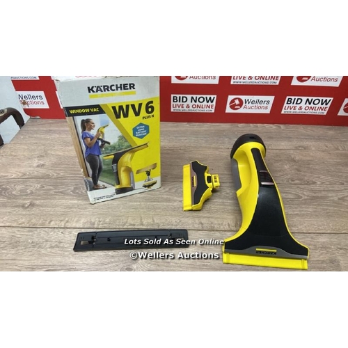 4023 - KARCHER WV6 WINDOW VAC / POWERS UP / MINIMAL SIGNS OF USE / A38