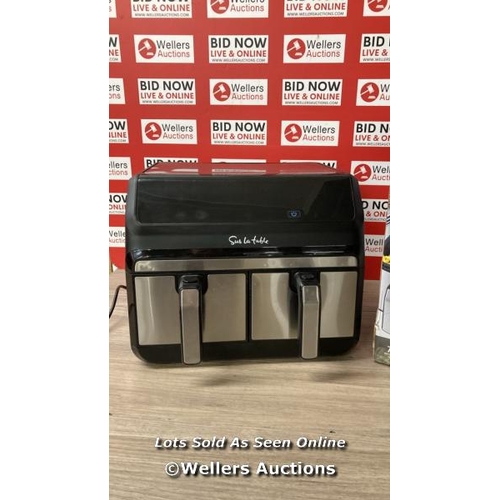 4026 - SUR LA TABLE AIR FRYER WITH X2 3.8L DRAWERS / POWERS UP / SIGNS OF USE / A20