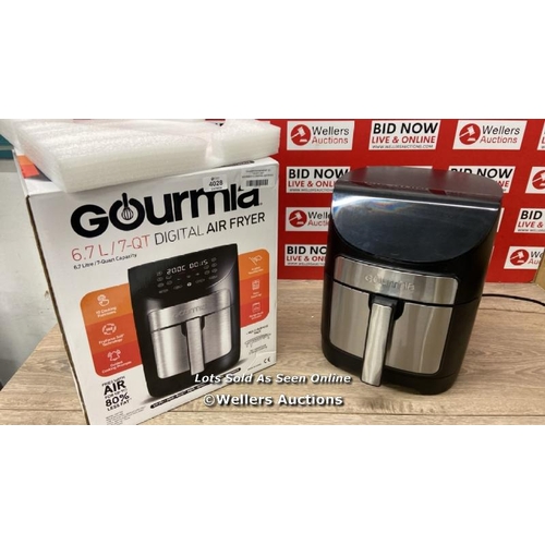 4028 - GOURMIA 6.7L DIGITIAL AIR FRYER / APPEARS NEW / ERROR CODE / WONT START / W1