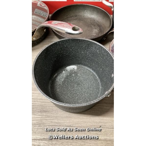 4038 - THE ROCK COOKWARE 10 PC. / SGNS OF USE / A39