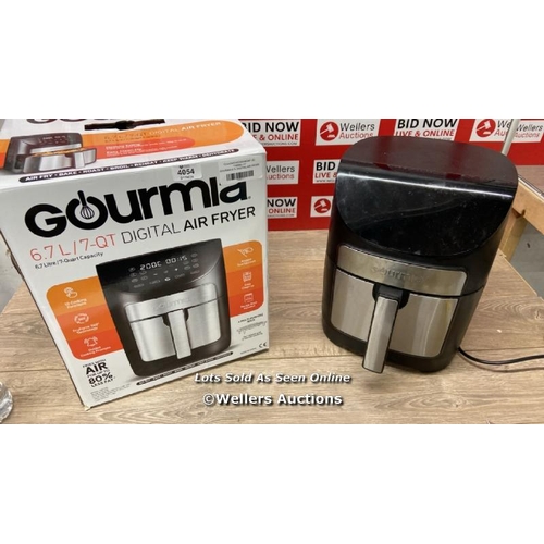 4054 - GOURMIA 6.7L DIGITIAL AIR FRYER / NO POWER / HEAVY SIGNS OF USE / W1