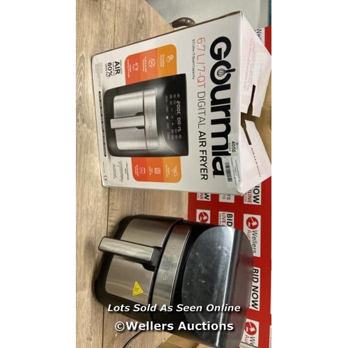 4056 - GOURMIA 6.7L DIGITIAL AIR FRYER / POWERS UP / HEAVY SIGNS OF USE / W1