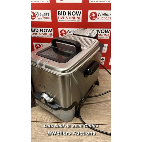 4066 - TEFAL OLEOCLEAN PRO DEEP FRYER FR804140 / NO POWER / MINIMAL SIGNS OF USE / A43