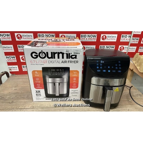 4087 - GOURMIA 6.7L DIGITIAL AIR FRYER / POWERS UP / SIGNS OF USE / W1