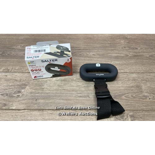 4099 - SALTER DIGITAL LUGGAGE SCALE / NEW OPEN BOX / A46