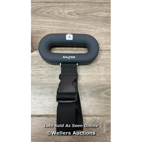 4099 - SALTER DIGITAL LUGGAGE SCALE / NEW OPEN BOX / A46