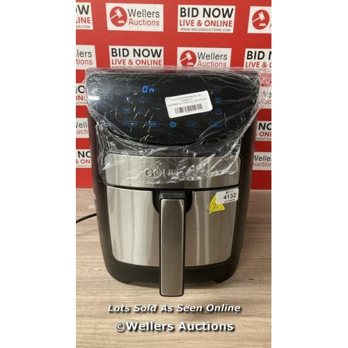 4132 - GOURMIA 6.7L DIGITIAL AIR FRYER / POWERS UP / SIGNS OF USE / A49