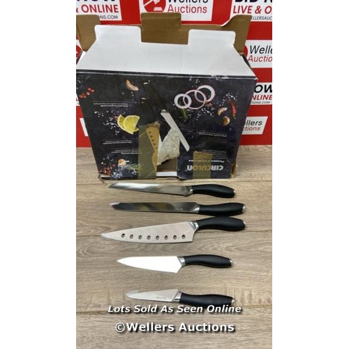 4136 - CIRCULON KNIFE BLOCK 6PC / MINIMAL SIGNS OF USE / INCOMPLETE / C27