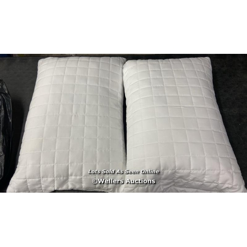 4147 - HOTEL GRAND SHREDDED MEMORY FOAM ROLLED PILLOWS / MINIMAL SIGNS OF USE / P6