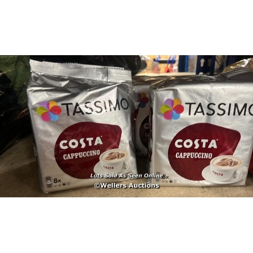 4320 - 4X TASSIMO CAPPUCCINO CAPSULES / 8 PACK / D17