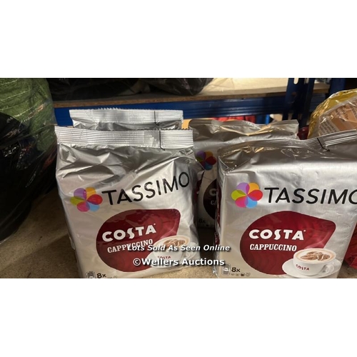 4320 - 4X TASSIMO CAPPUCCINO CAPSULES / 8 PACK / D17