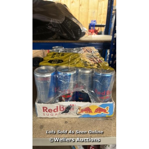 4323 - 22X SUGAR FREE RED BULL ENERGY DRINK / 250ML CANS / D17