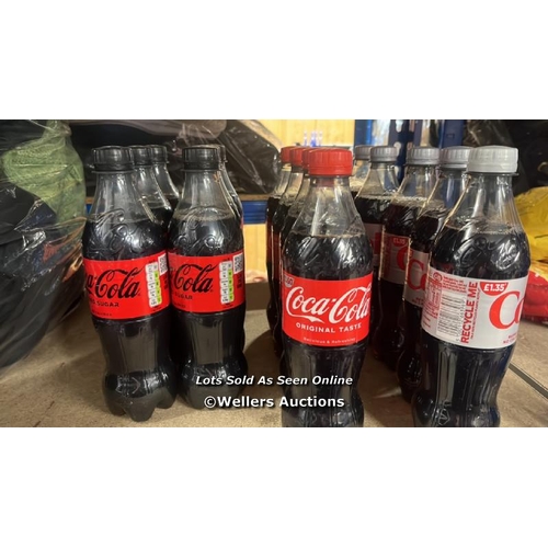 4325 - 6 X COKE ZERO, 4 X COKE AND 5 X DIET COKE 500ML BOTTLES / D20