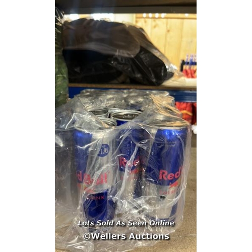 4326 - 16X RED BULL ENERGY DRINK CANS / 250ML / D20