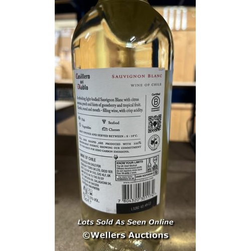 4392 - CASILLERO DEL DIABLO WHITE WINE / SAUVIGNON BLANC 2022 / 750ML / D14