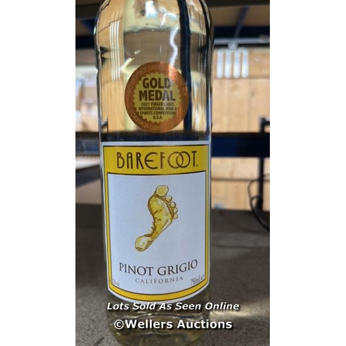 4397 - BAREFOOT WHITE WINE / PINOT GRIGIO / 750ML / D14