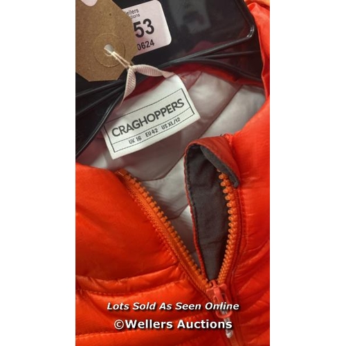 4553 - X1 CRAGHOPPERS PRE-OWNED JACKET SIZE 16/UK [0]