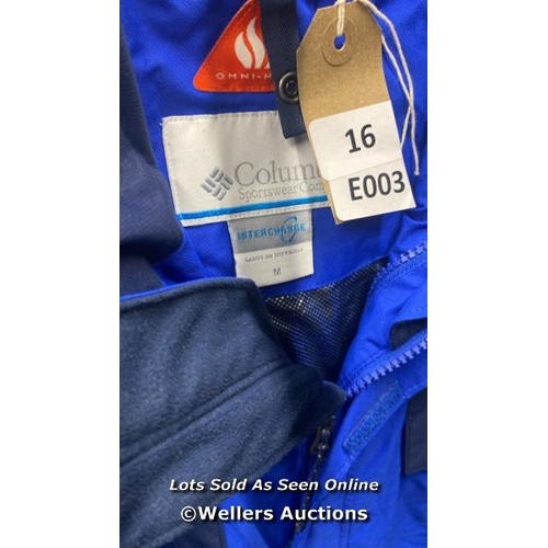 4566 - X1 COLUMBIA PRE-OWNED JACKET SIZE M [0]