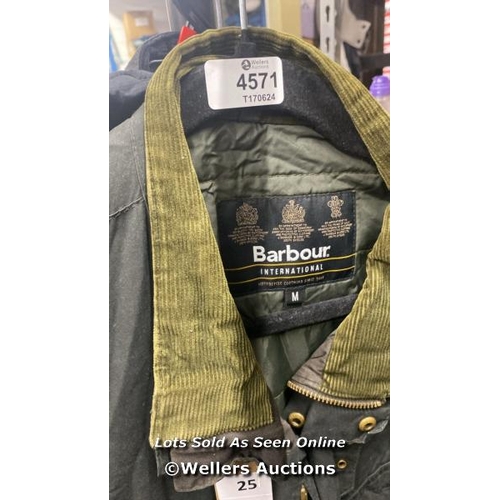 4571 - X1 BARBOUR PRE-OWNED JACKET SIZE M [0]