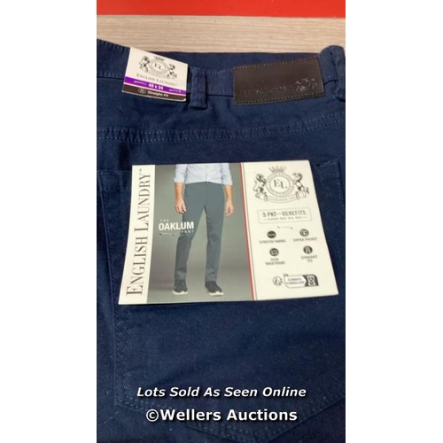 3025 - MENS NEW ENGLISH LAUNDRY 40X34 STRAIGHT FIT / B21