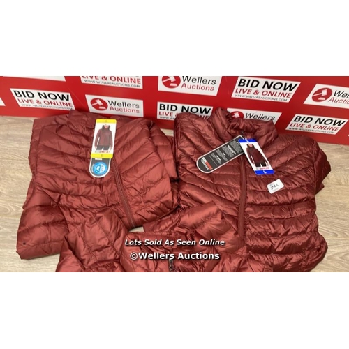 3044 - NEW LADIES 32 HEAT JACKET L / S / B22