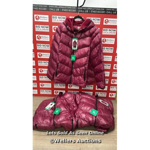 3051 - NEW LADIES 32 HEAT HOODED JACKET XL / B34