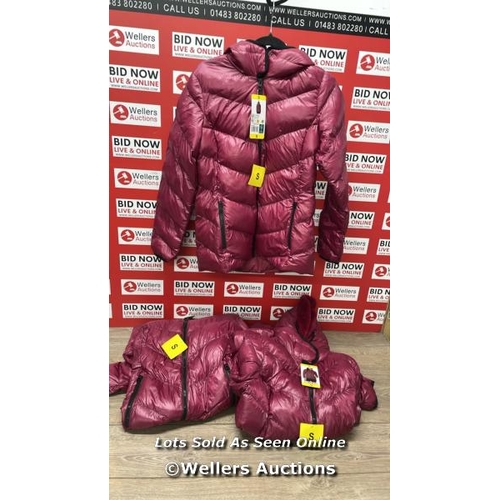 3052 - NEW LADIES 32 HEAT HOODED JACKET S / B34