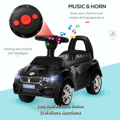 3109 - RIDE ON CAR BABY TODDLER WALKER FOOT TO FLOOR SLIDING CAR SLIDER W/HORN MUSIC WORKING LIGHTS STORAGE... 