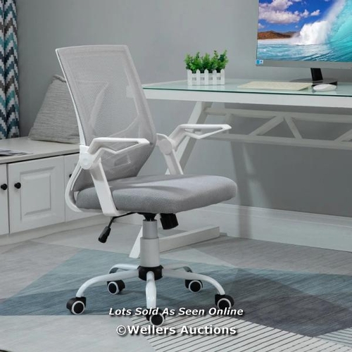 3153 - VINSETTO OFFICE CHAIR, ERGONOMIC DESK CHAIR, EXECUTIVE COMPUTER CHAIR WITH 90� FLIP-UP ARMREST AND L... 