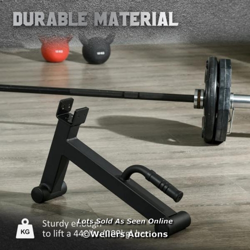 3175 - SPORTNOW DEADLIFT BARBELL JACK WITH NON-SLIP HANDLE, FOR WEIGHT TRAINING / C