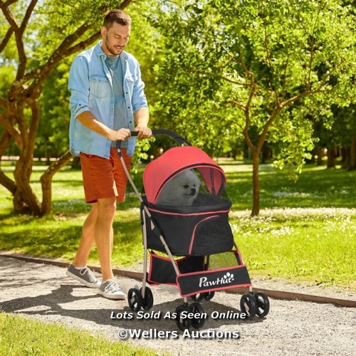 3204 - PAWHUT 3 IN 1 DETACHABLE PET STROLLER, FOR EXTRA SMALL AND SMALL DOGS / C