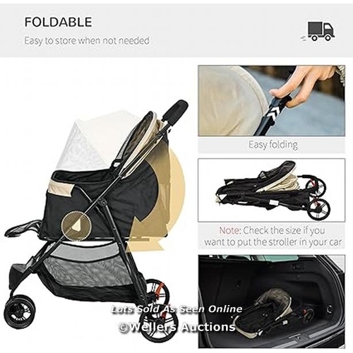 3228 - PAWHUT DOG STROLLER FOR XS DOGS, S DOGS, CATS / C