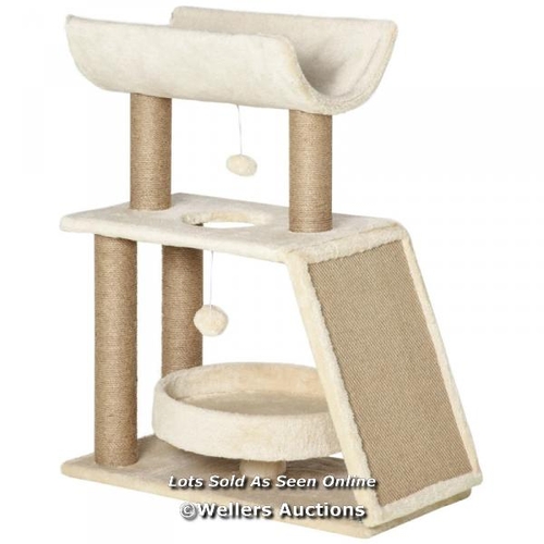 3247 - PAWHUT CAT TREE, WITH SCRATCHING POSTS, PAD, BED, PERCH AND BALL� / DP