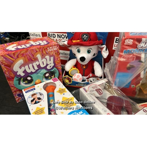 6661 - RRP VALUE: £169 TO INCLUDE: PAW PATROL SNUGGLE UP MARSHALL PLUSH WITH TORCH AND SOUNDS / FURBY HASBR... 